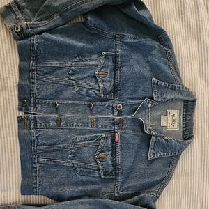 Women's Tickets Clothing Blue Denim Jacket Medium